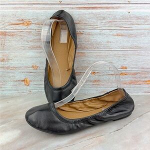 Lucky Brand Erin Ballet flats Black Leather sz 9.5